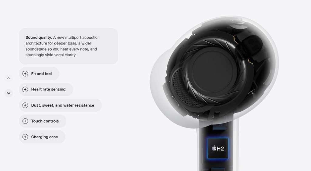 Apple AirPods Pro 3 features